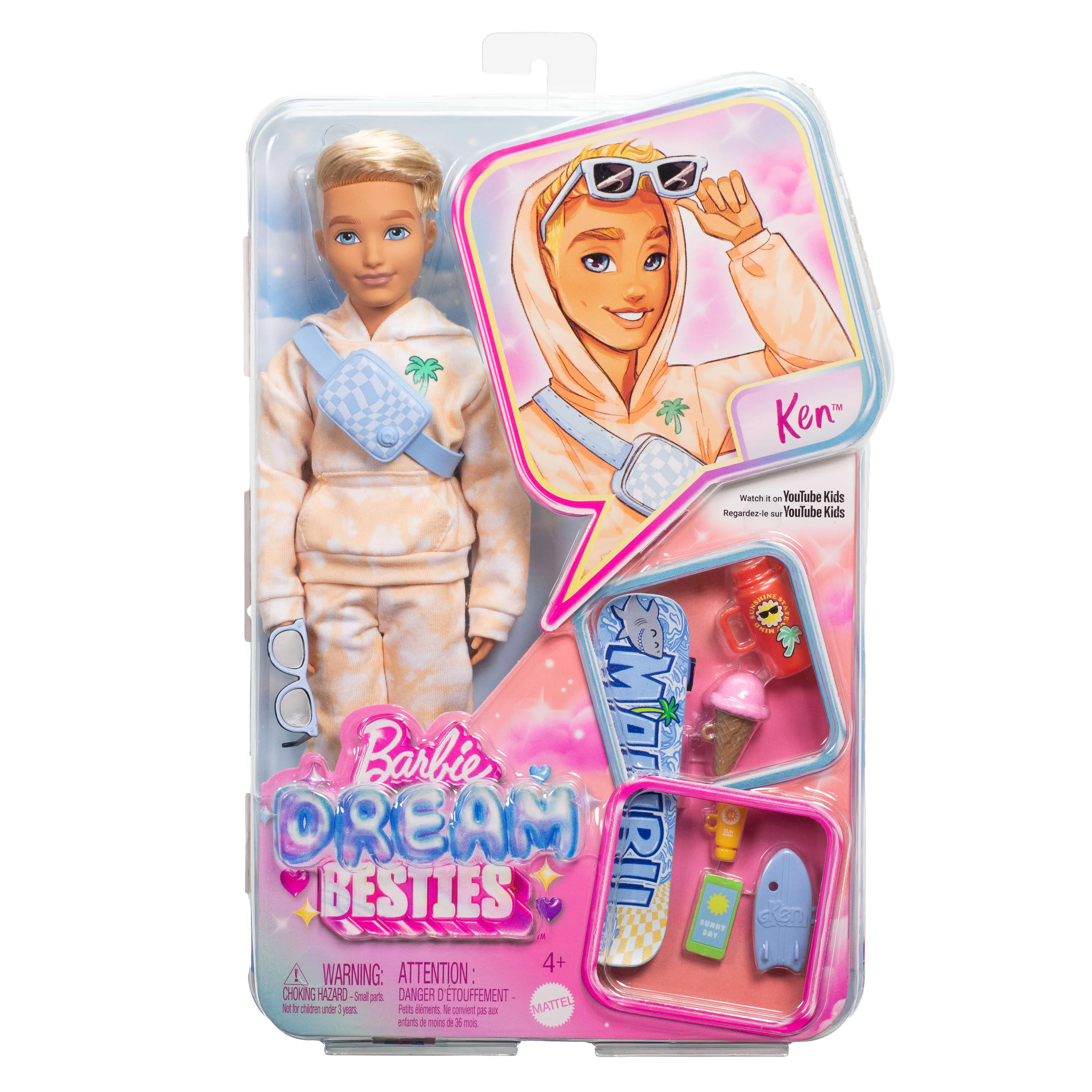 Bundle: Barbie Dream Besties 3 Pack - Daisy, Ken & Renee Doll - Image 9