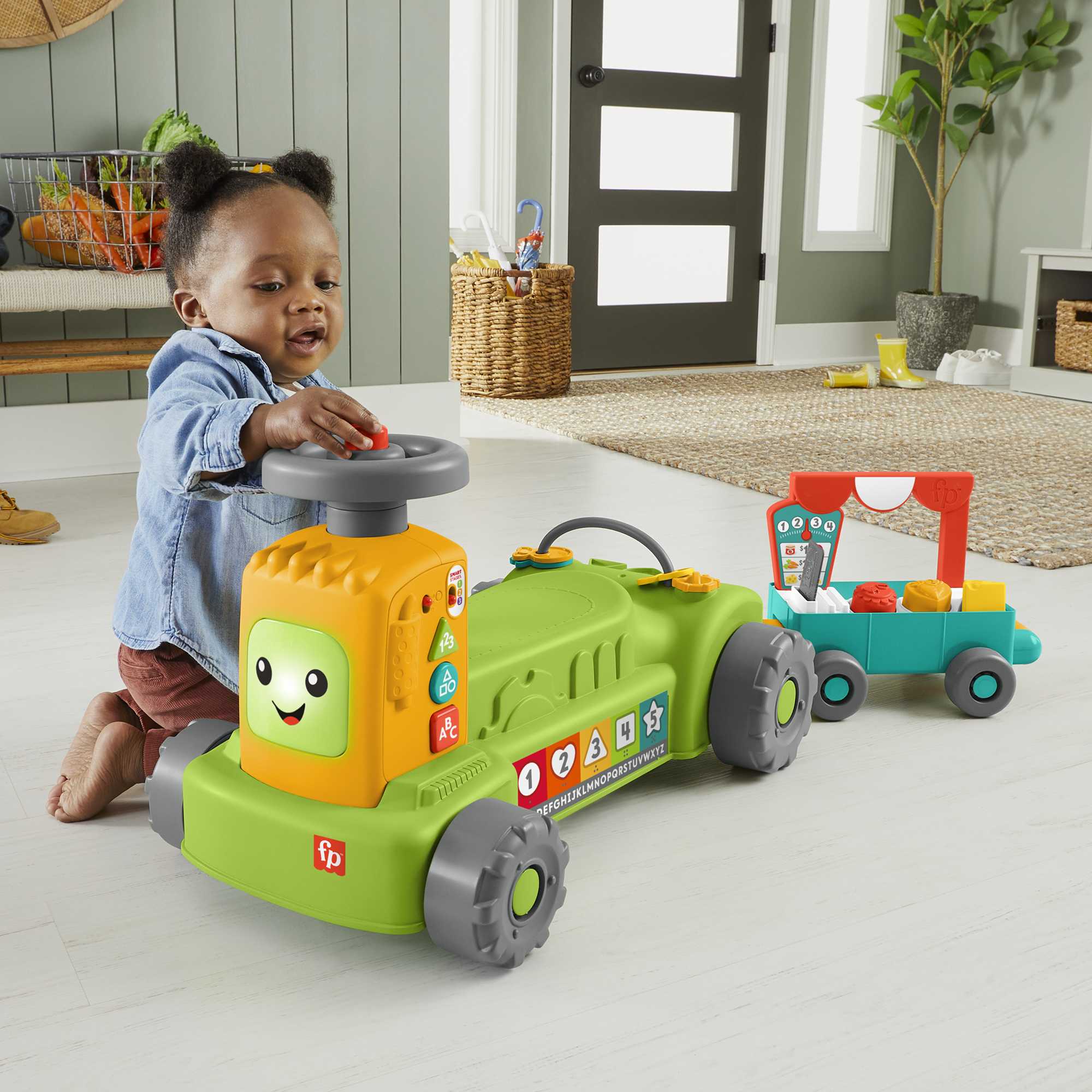 Fisher-Price Laugh & Learn 4-in-1 Farm to Market Tractor - Image 6