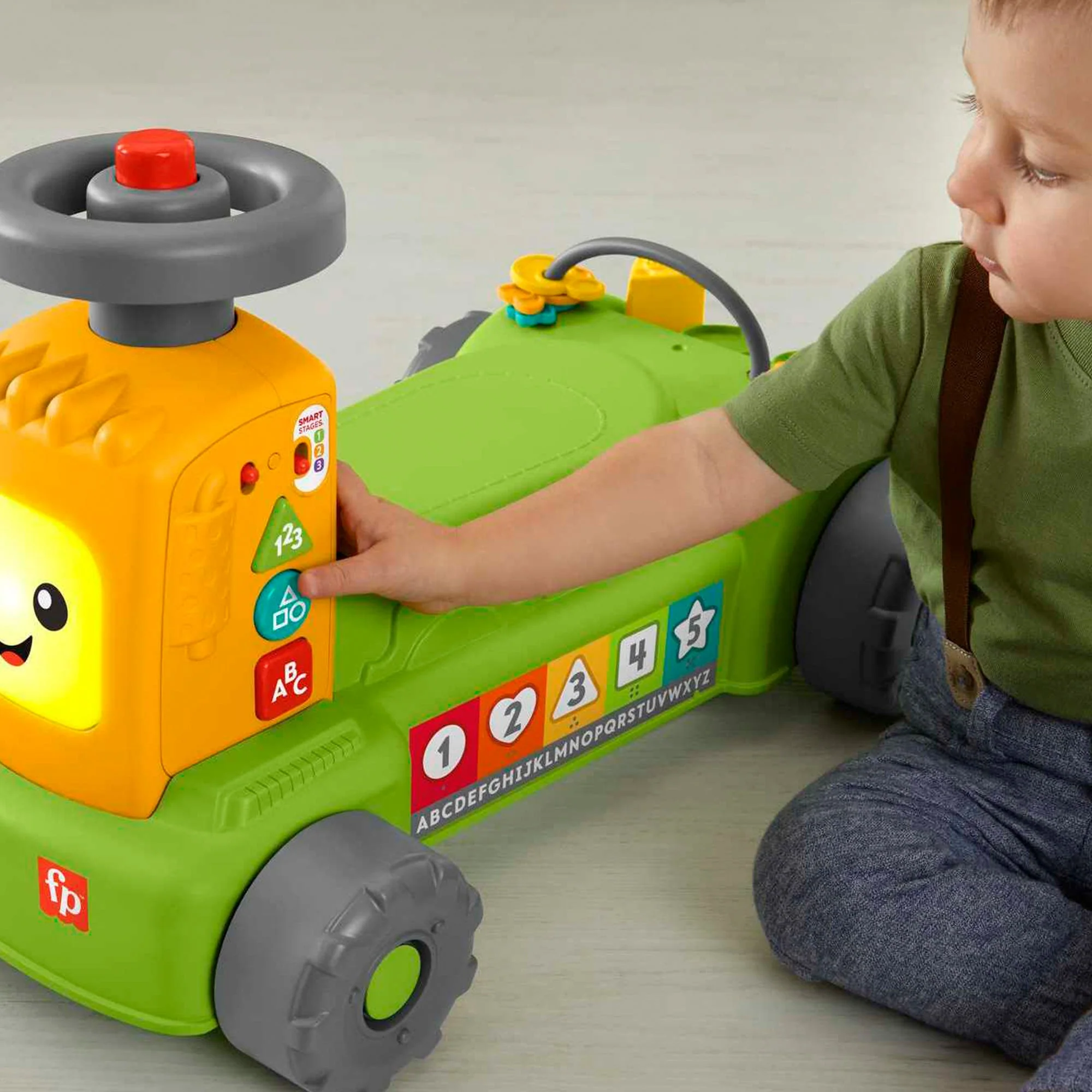 Fisher-Price Laugh & Learn 4-in-1 Farm to Market Tractor - Image 8