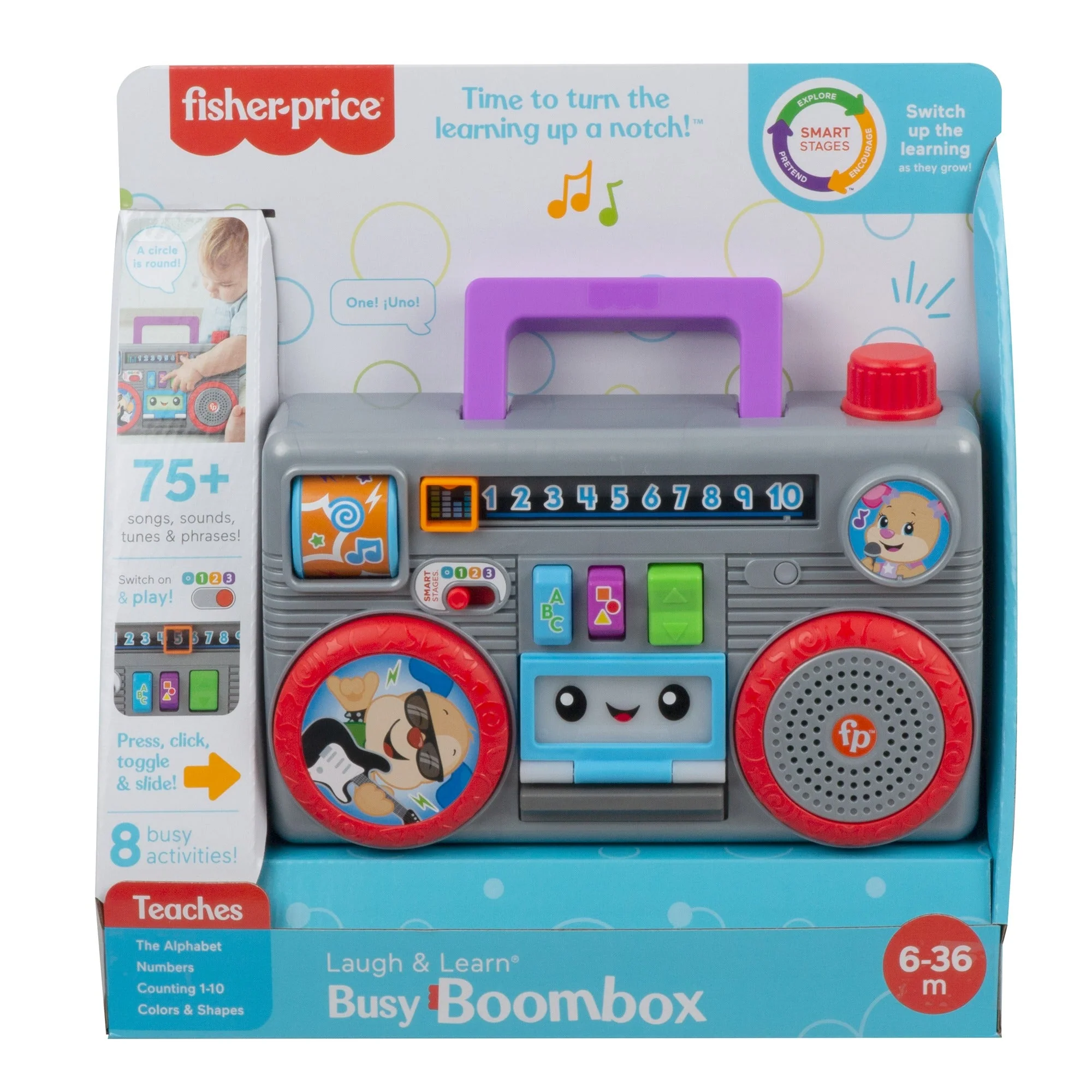 Fisher-Price Laugh & Learn Busy Boombox - Image 5