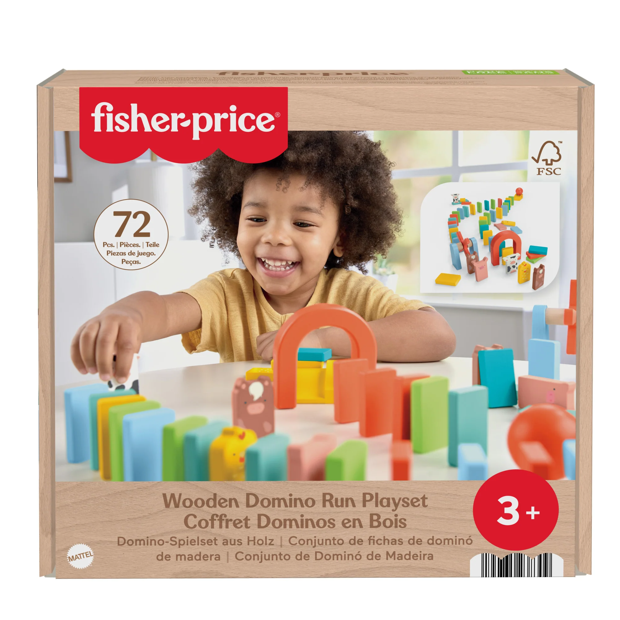 Fisher-Price Wooden Domino Run Playset - Image 8