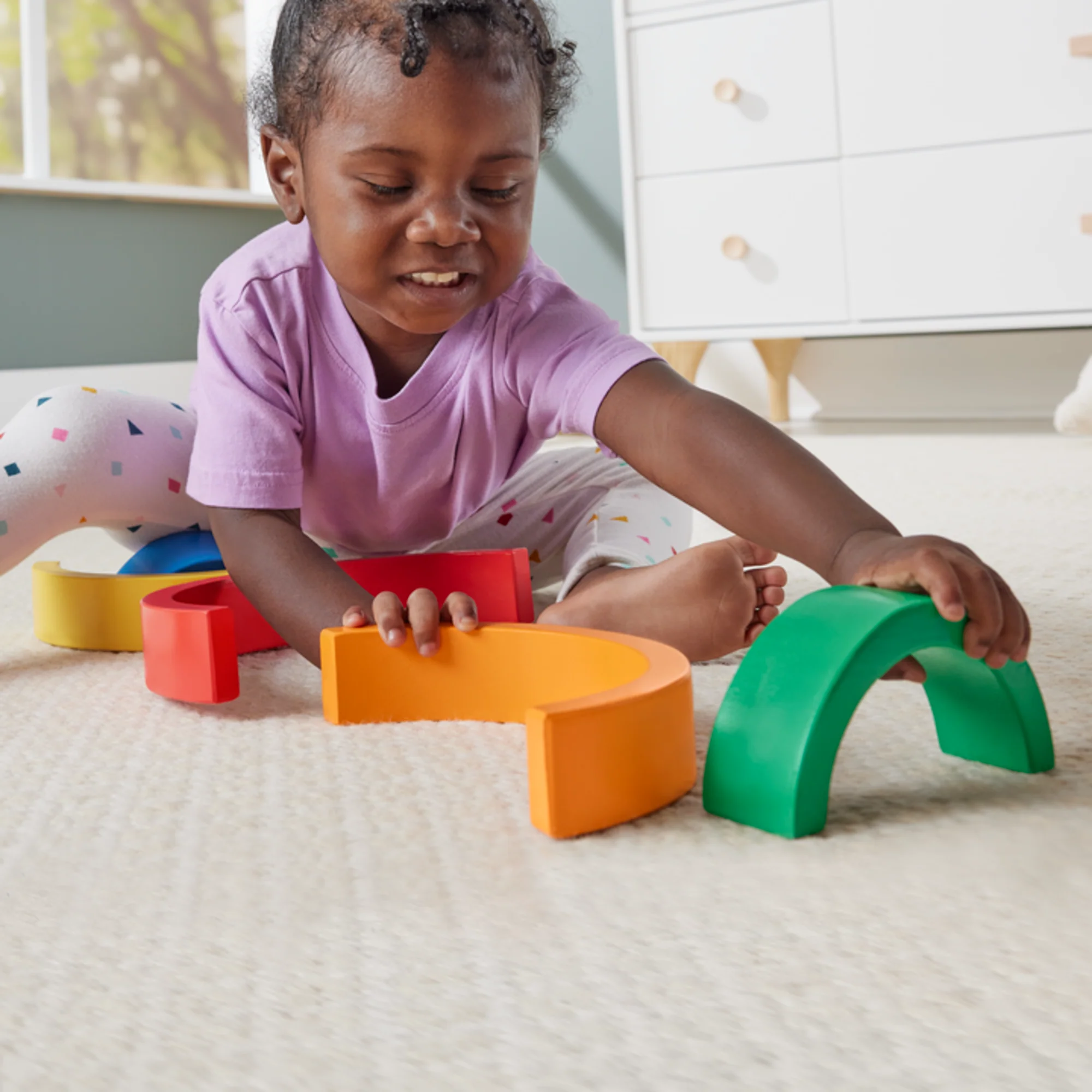 Fisher-Price Wooden Stacking Rainbow - Image 4