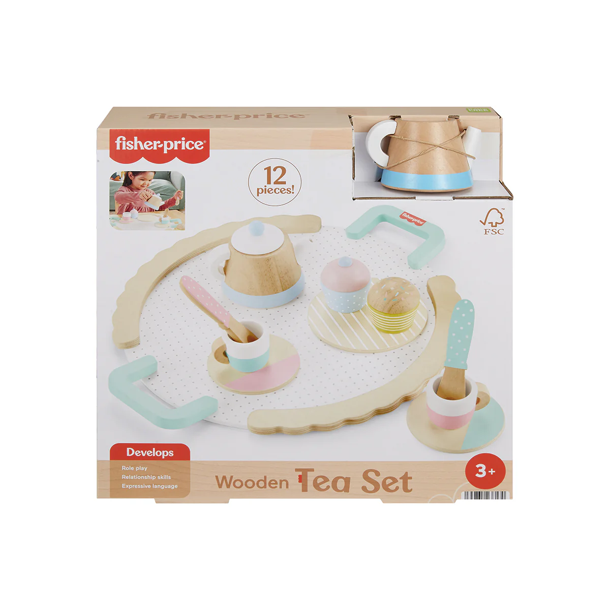 Fisher-Price Wooden Tea Set - Image 8