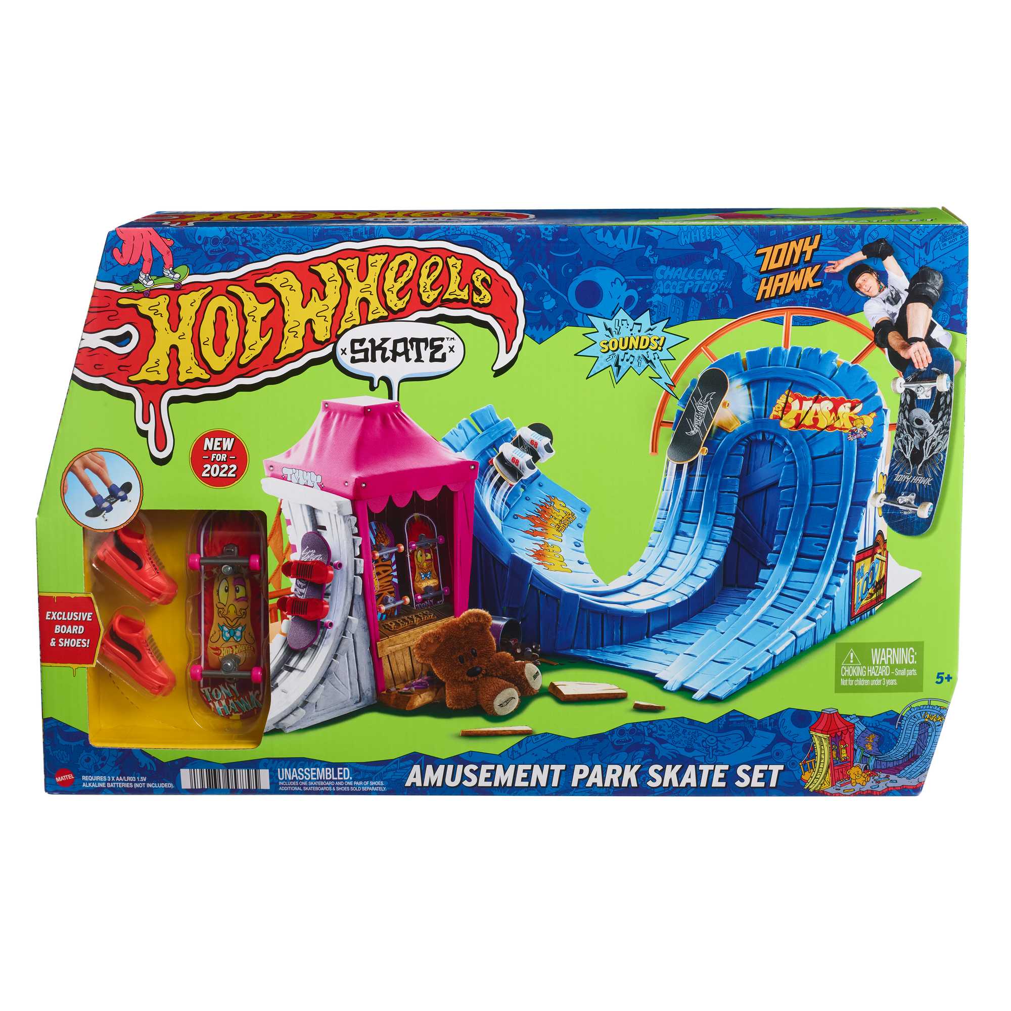Hot Wheels Skate Amusement Park Skate Set, Playset - Image 9